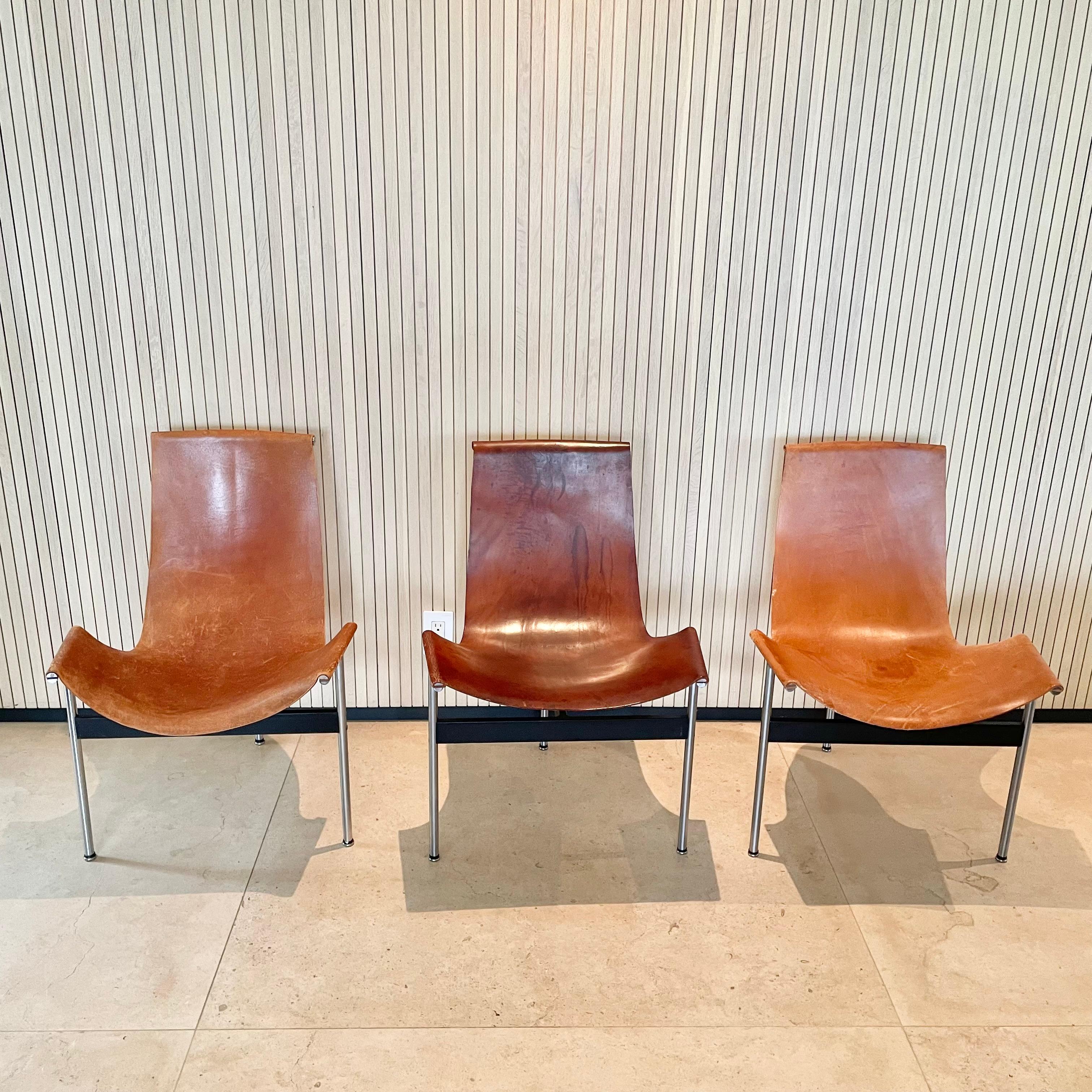 Mid-Century Modern T Chairs by Katavolos, Littell and Kelley for Laverne, 1950s USA