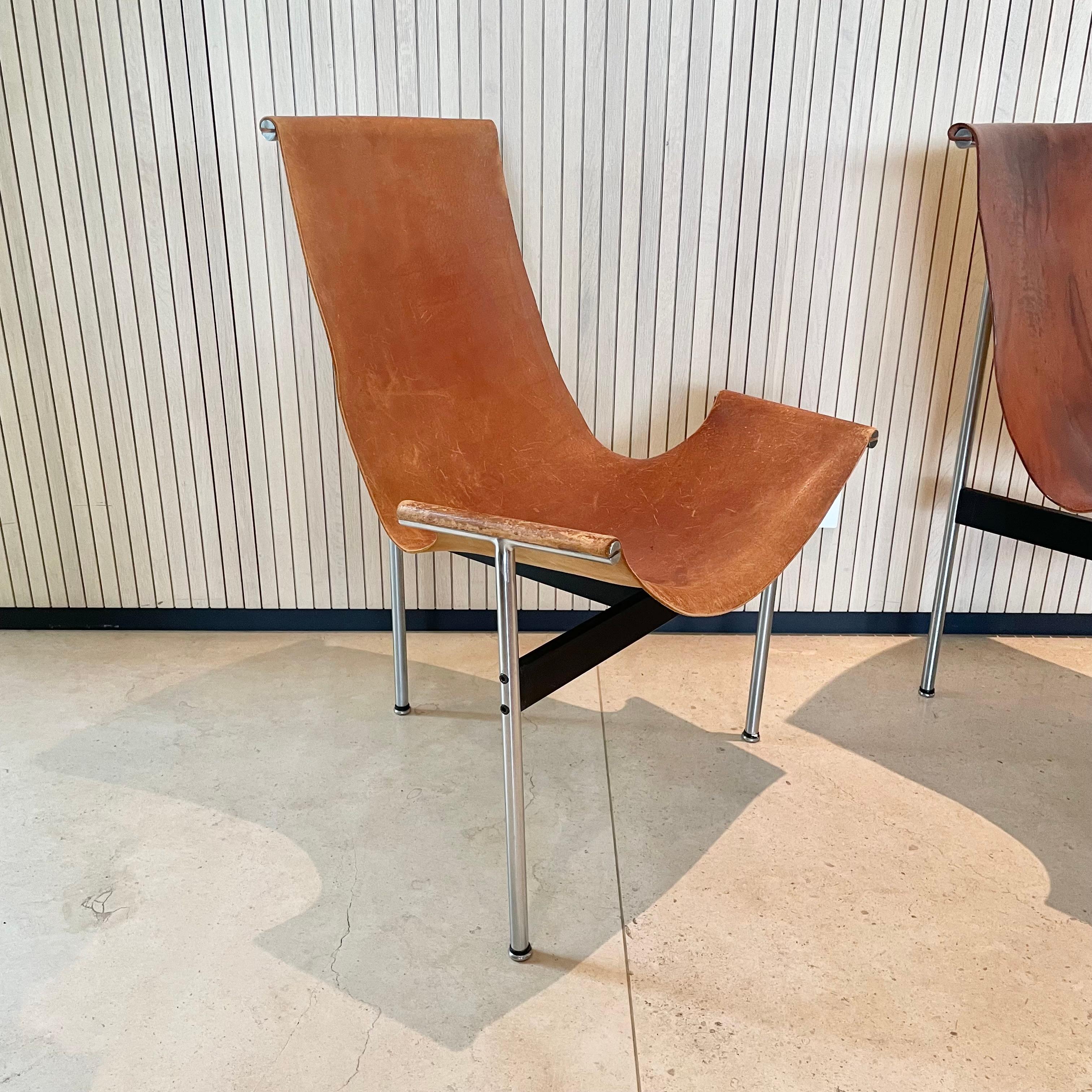 T Chairs by Katavolos, Littell and Kelley for Laverne, 1950s USA In Good Condition In Los Angeles, CA