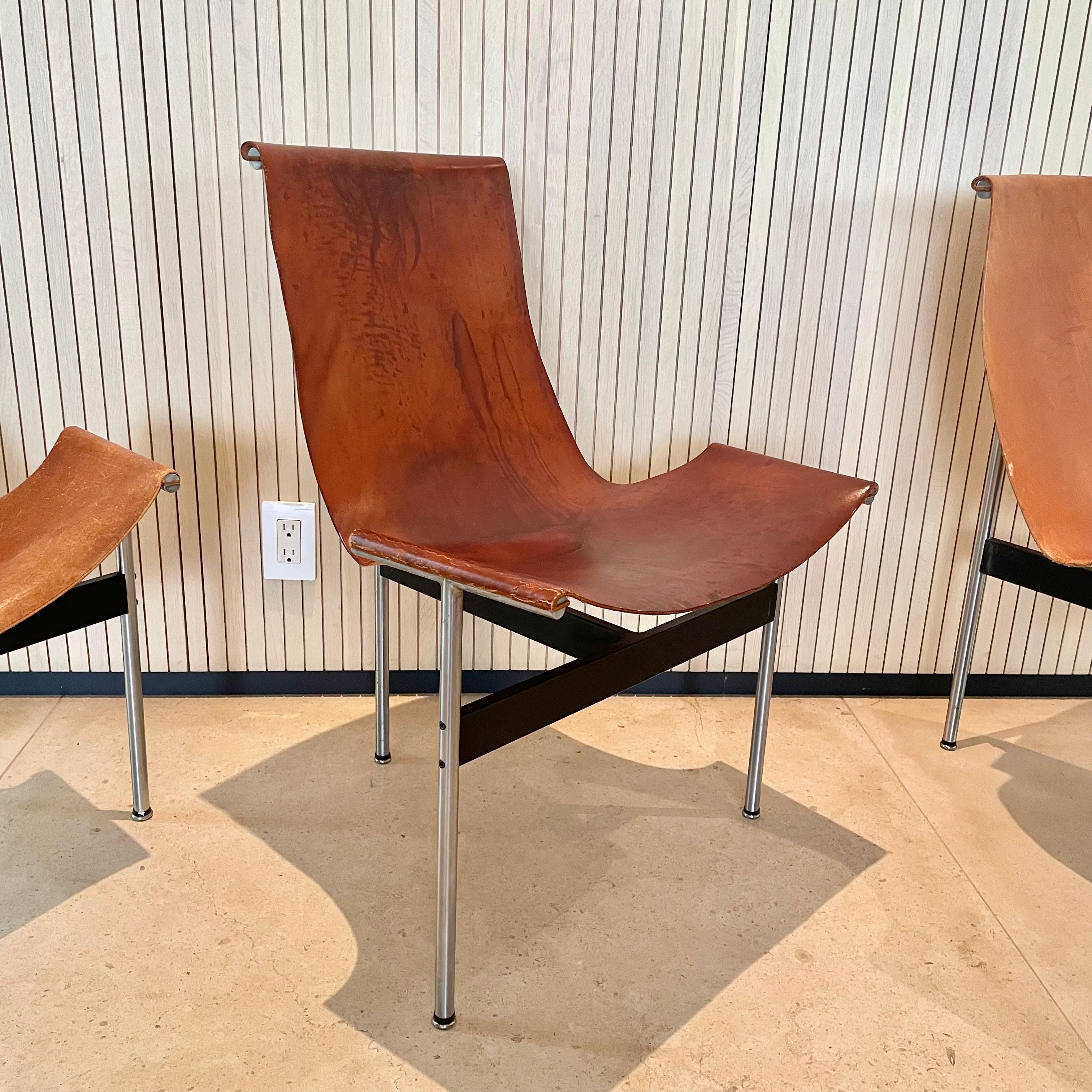 Mid-20th Century T Chairs by Katavolos, Littell and Kelley for Laverne, 1950s USA