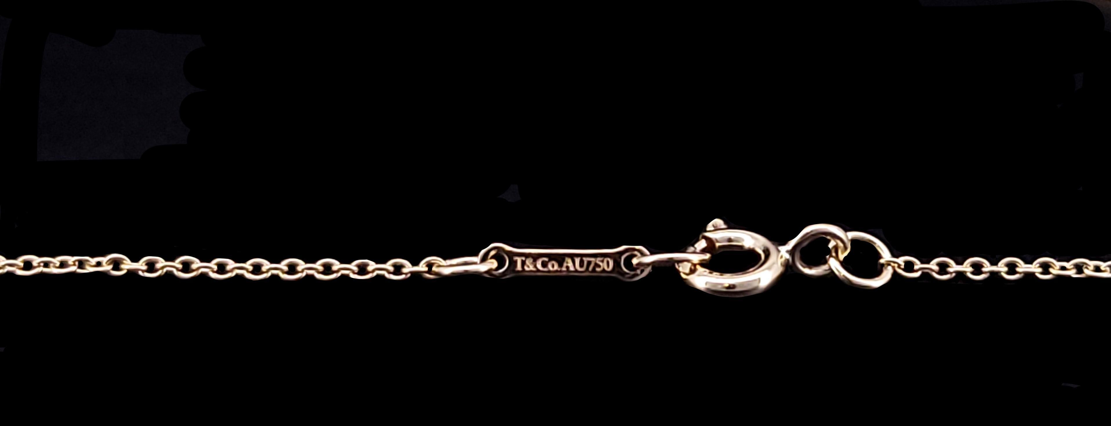 Golding Co. Chaîne Paloma Picasso en or jaune 18 carats 16''. Neuf - En vente à New York, NY