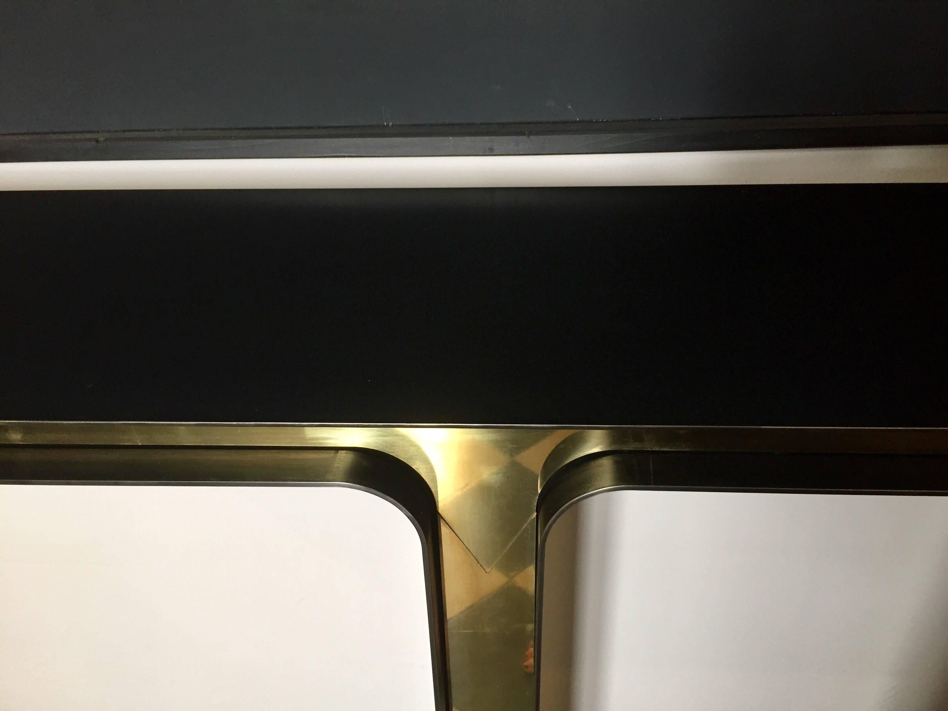 “T” Console, Iron and Brass by Giacomo Cuccoli for M.Notte Line, Italy, 2017 For Sale 2