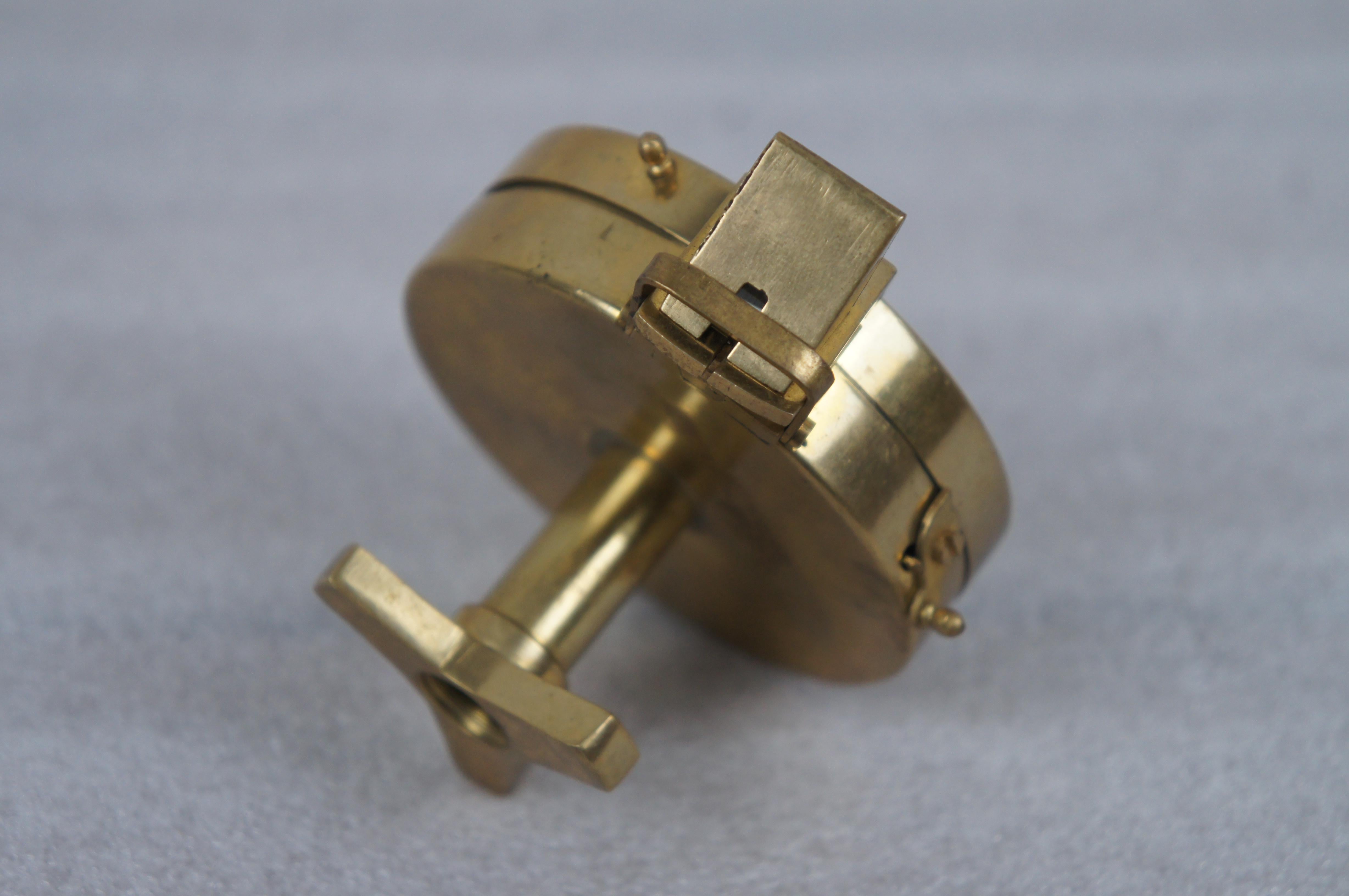 T. Cooke London Brass Prismatic Nautical Maritime Navigation Compass  For Sale 3