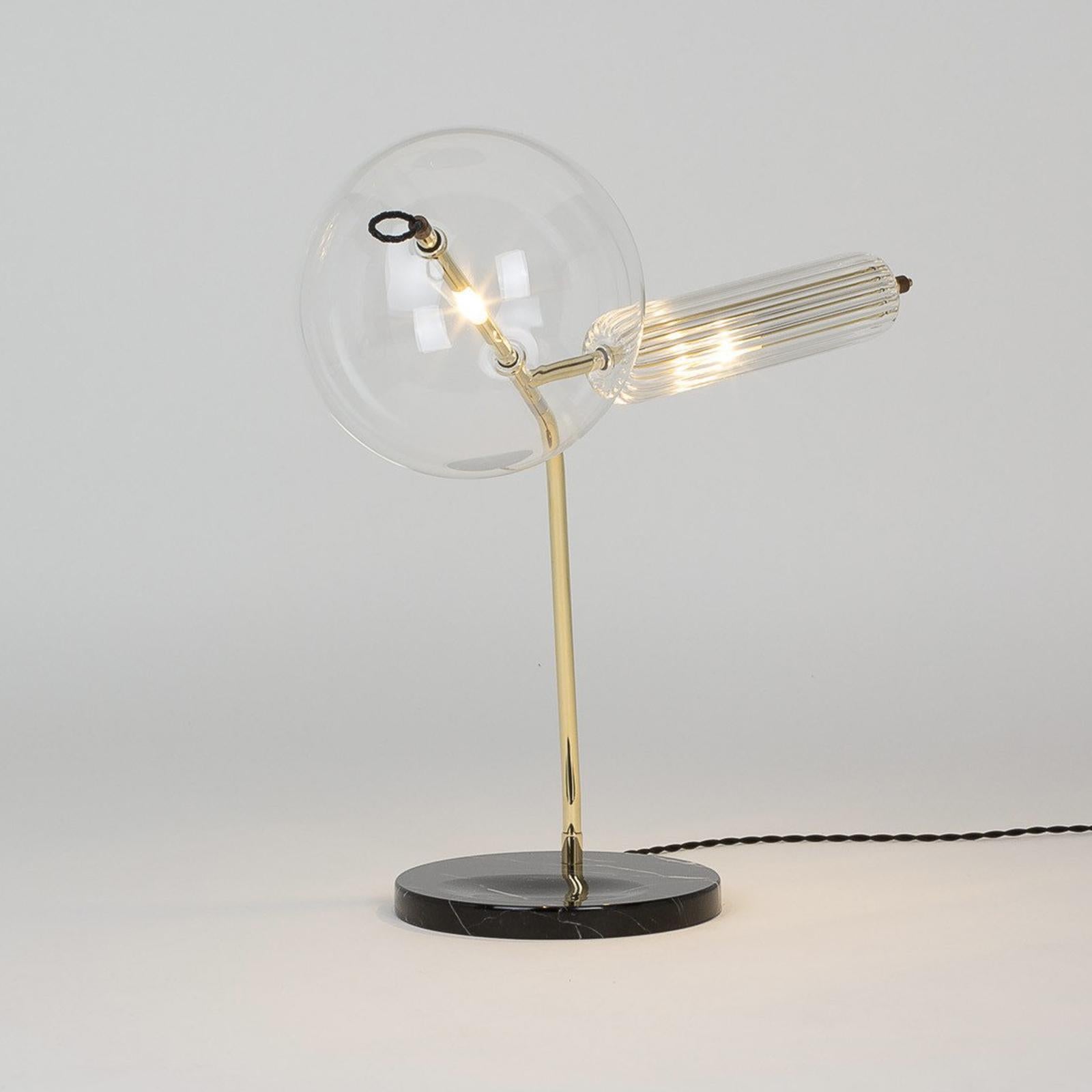 Contemporary T-Double Table Lamp For Sale