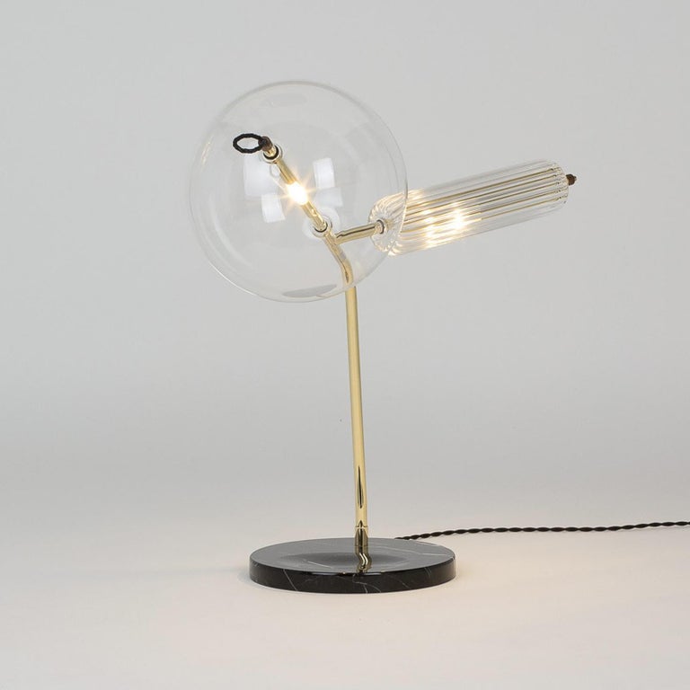 Contemporary T-Double Table Lamp For Sale