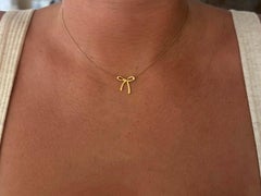 Collar Lazo Tiffany Oro Amarillo 18k