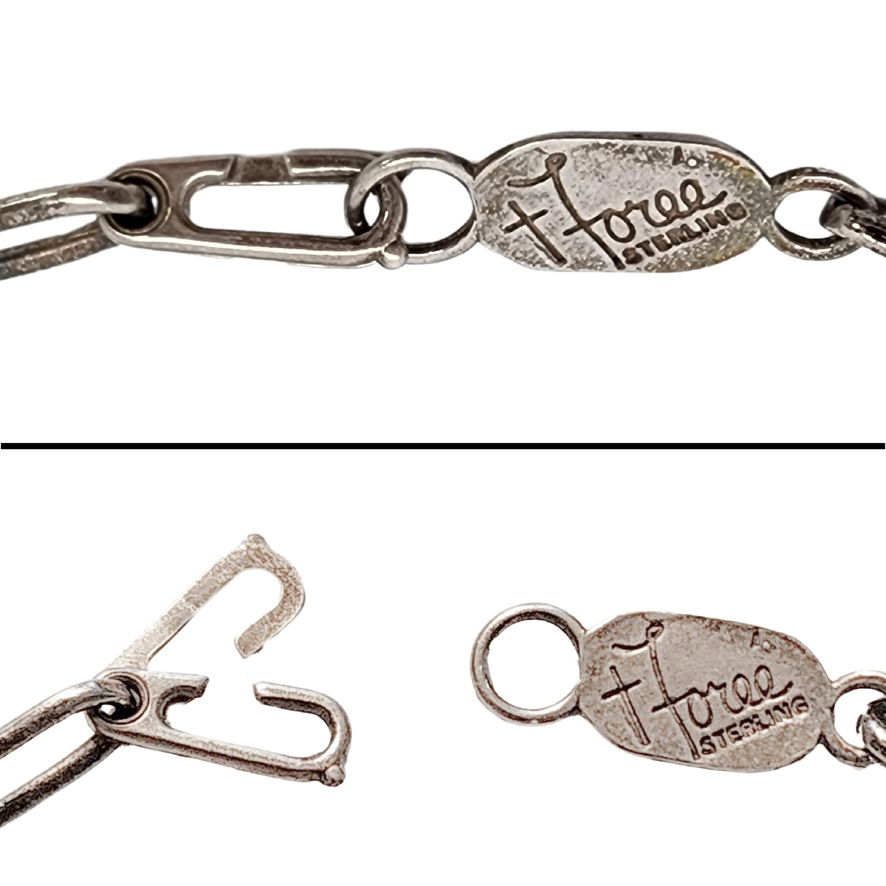 T. Foree Sterling Silver Suitcase/Luggage Charm Bracelet #16051 In Good Condition In Washington Depot, CT