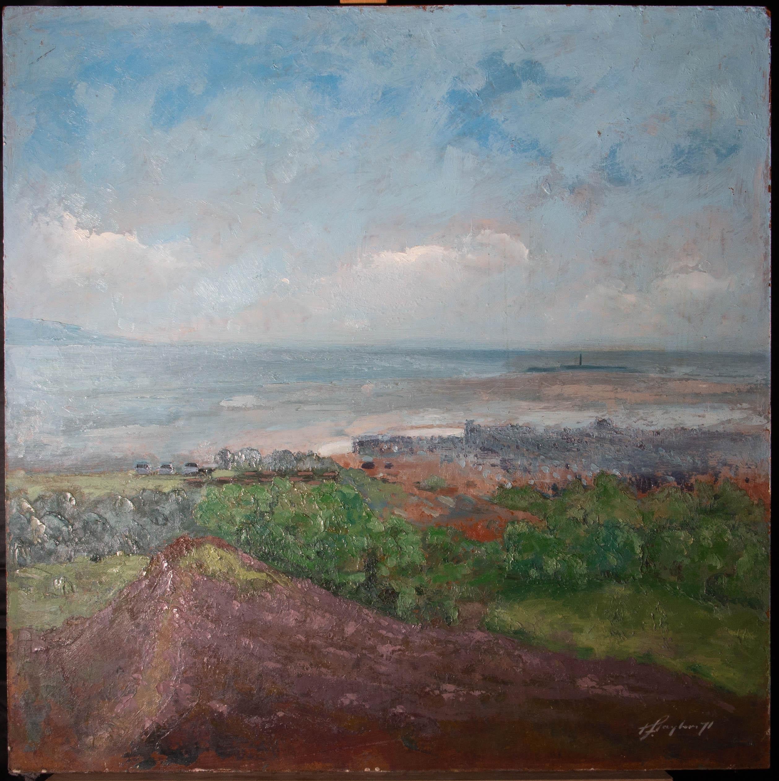 T. Frampton - 1971 Oil, Looking Out To Sea For Sale 1