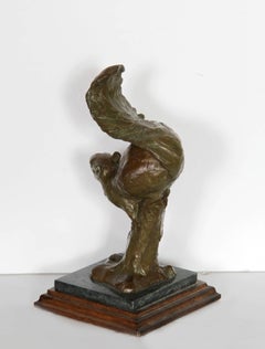 Squirrel II, Bronze Sculpture by T. Galbreath