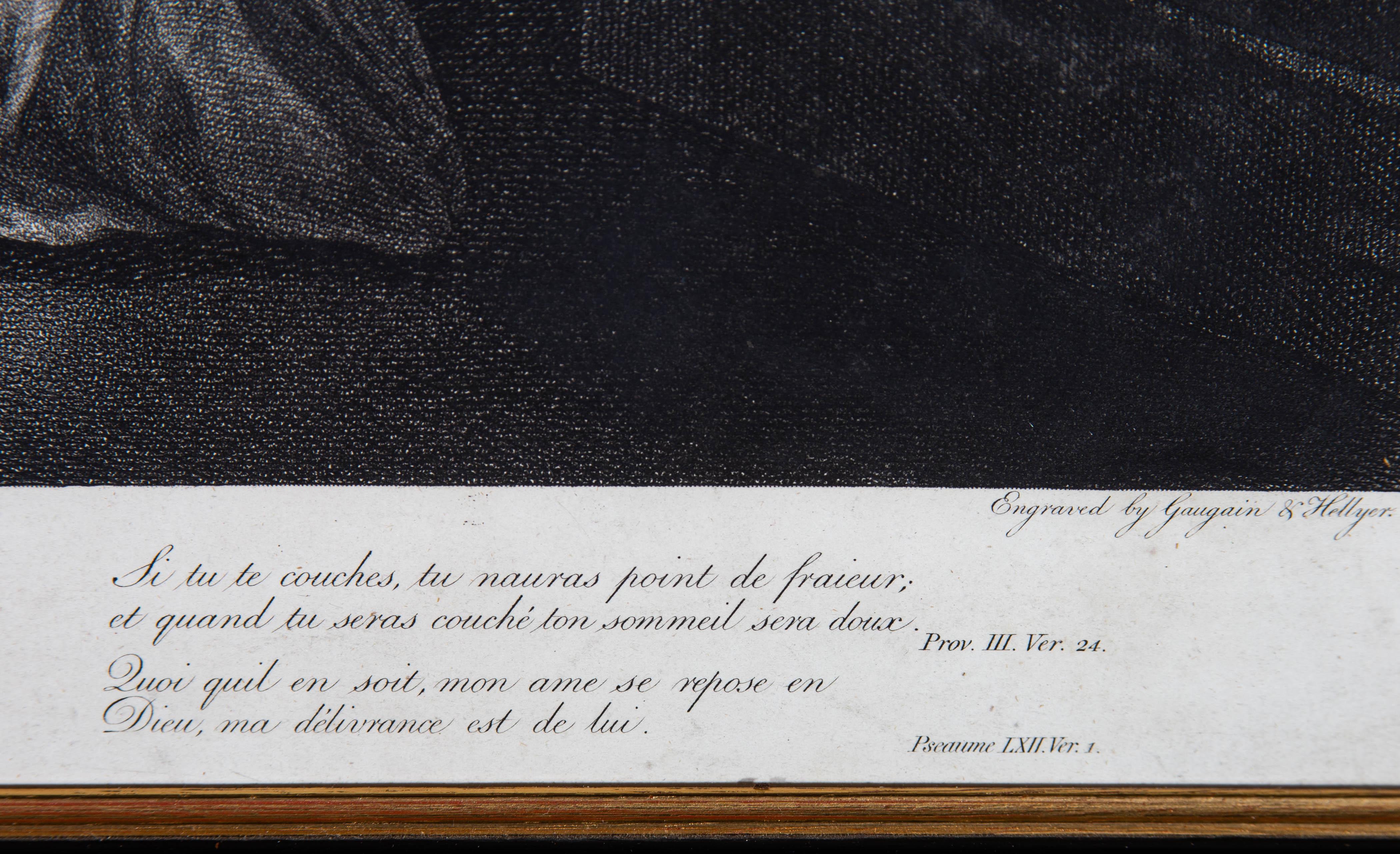 T. Gaugain nach James Northcote – Gravur „Modest Girl In Her Chamber“ aus dem Jahr 1796 im Angebot 2