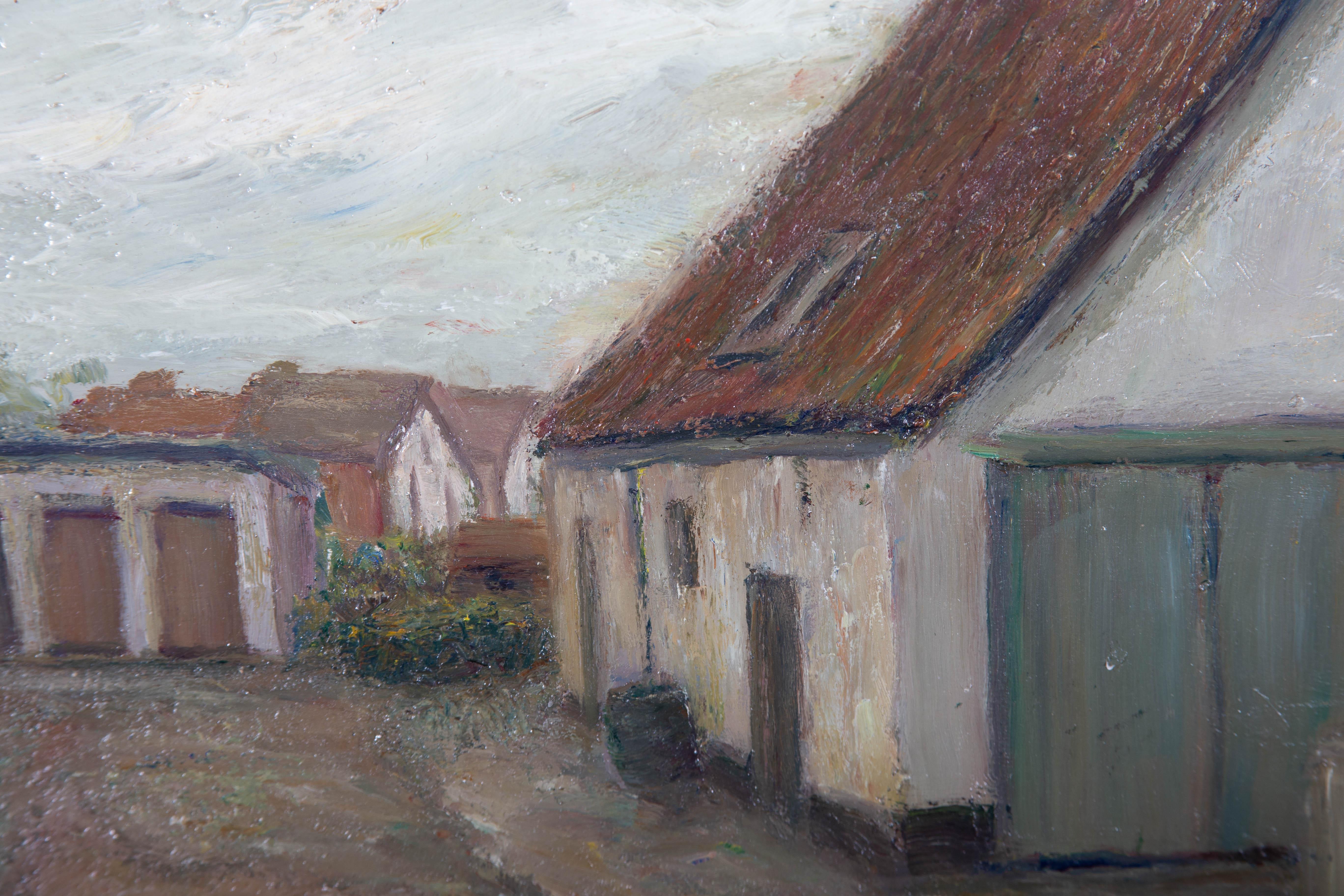 T. H. Lambrecht - 20th Century Oil, End Of The Mews For Sale 1