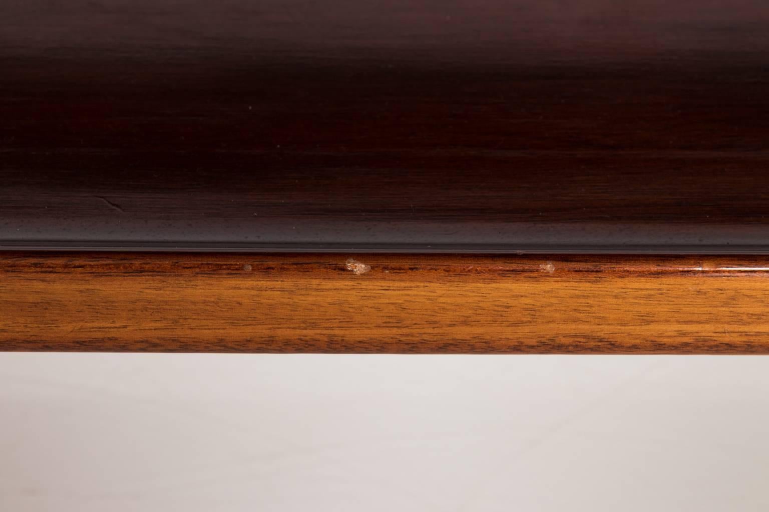 Three-Tier Mahogany Console in the Style of Edward Wormley 1