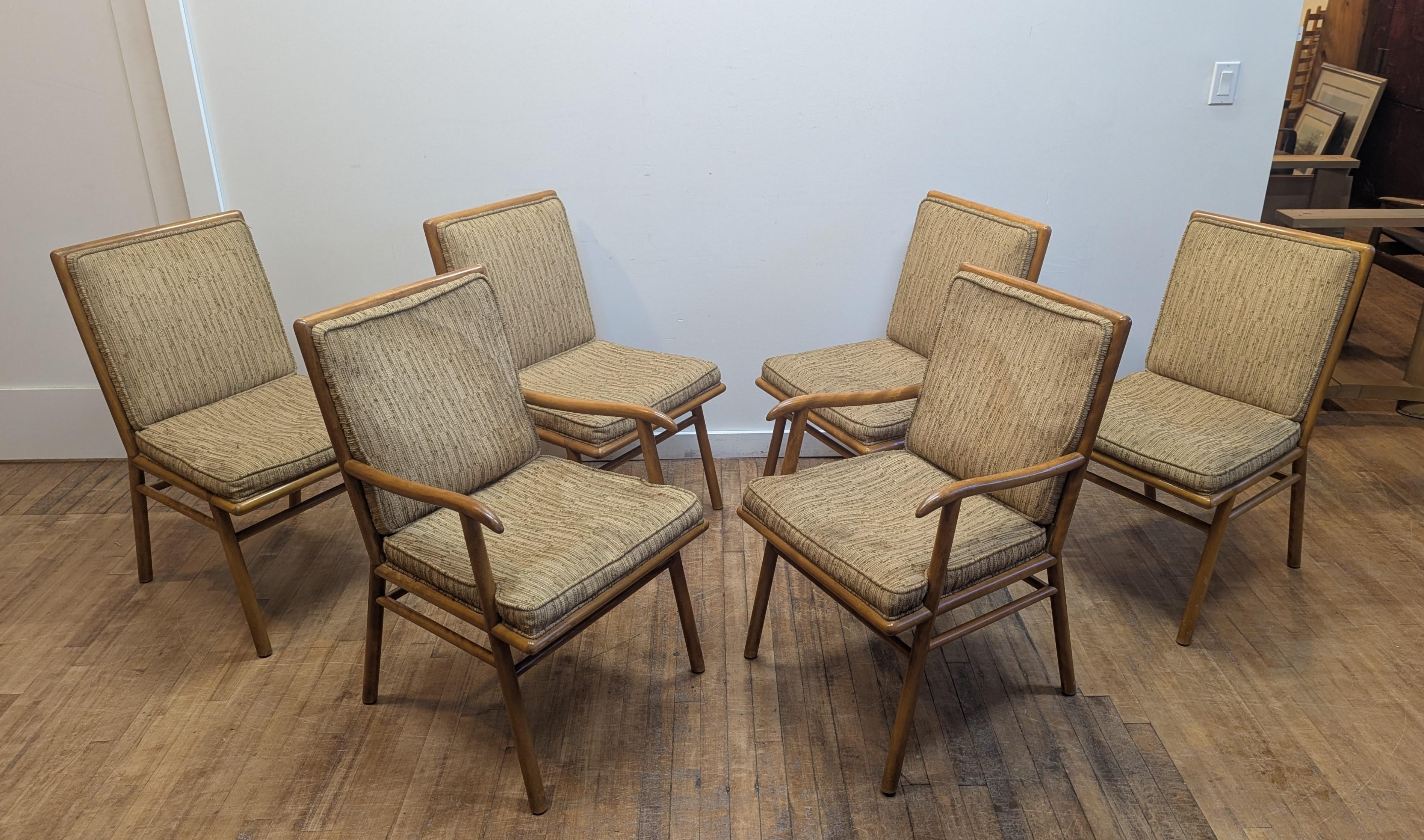 Mid-Century moderno T. H. H. Gibbings Set di sedie da pranzo per Widdicomb in vendita
