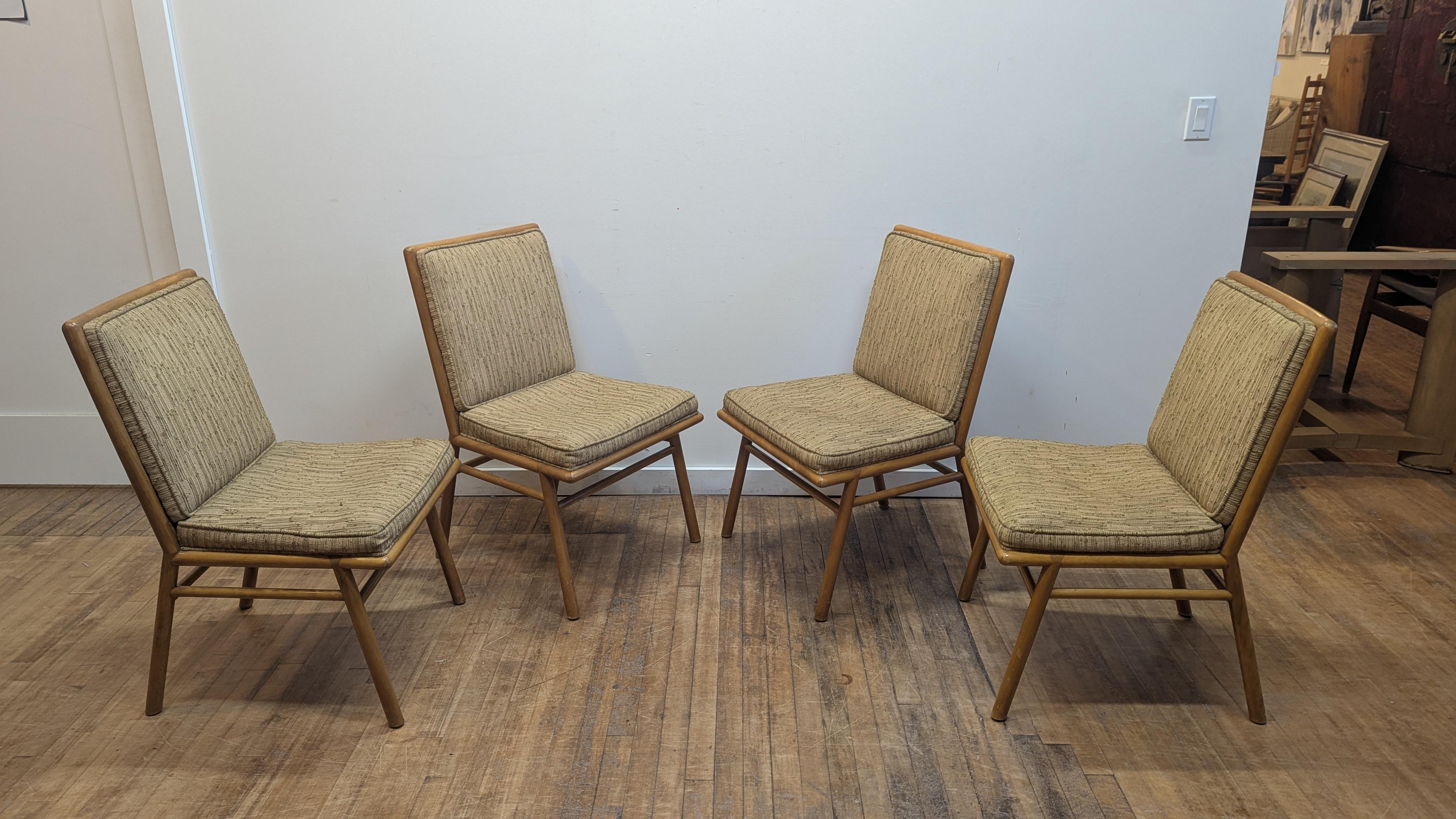 Americano T. H. H. Gibbings Set di sedie da pranzo per Widdicomb in vendita