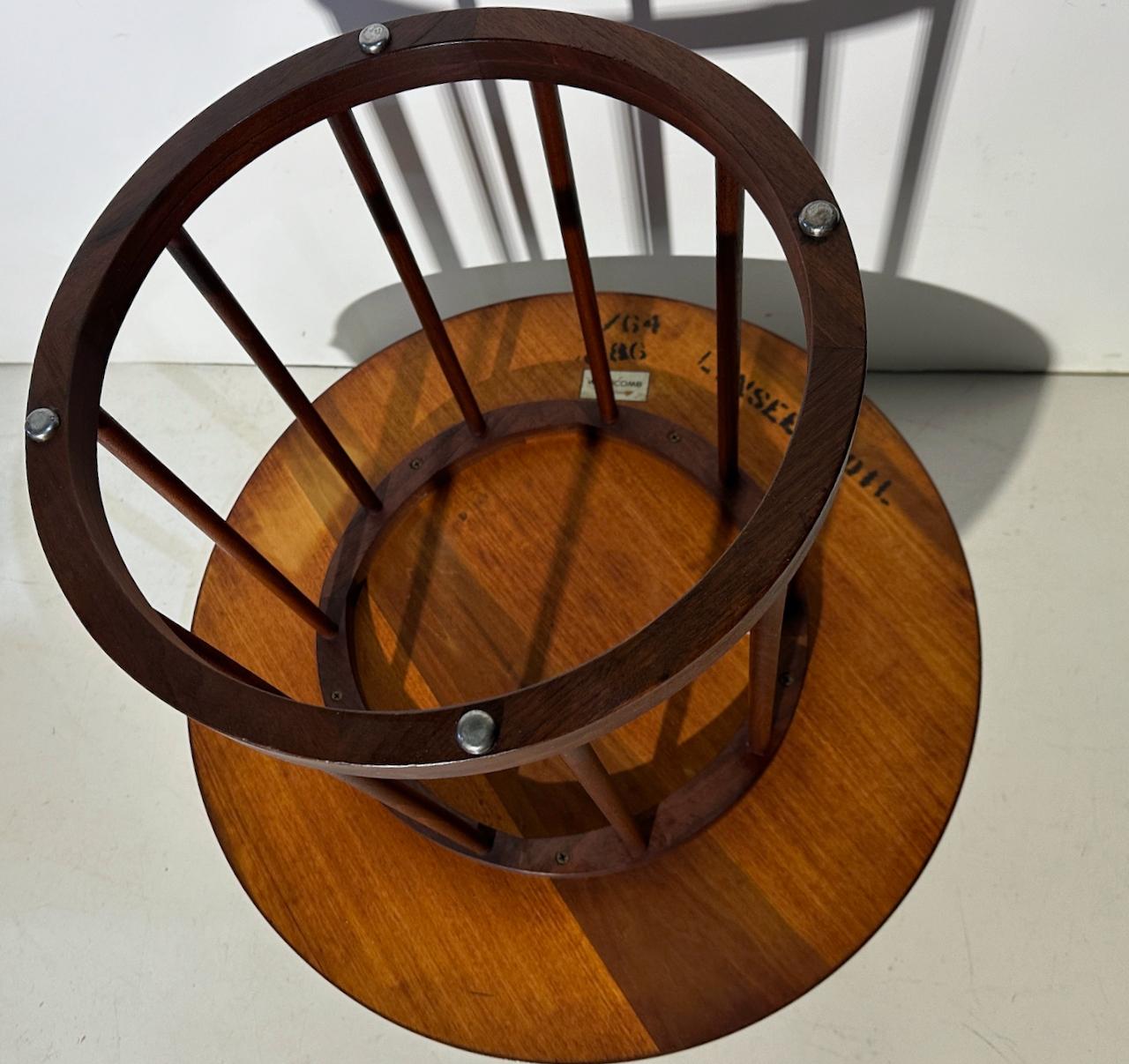 T. H. Robsjohn-Gibbings for Widdicomb Burled Elm Occasional Table, 1964 13