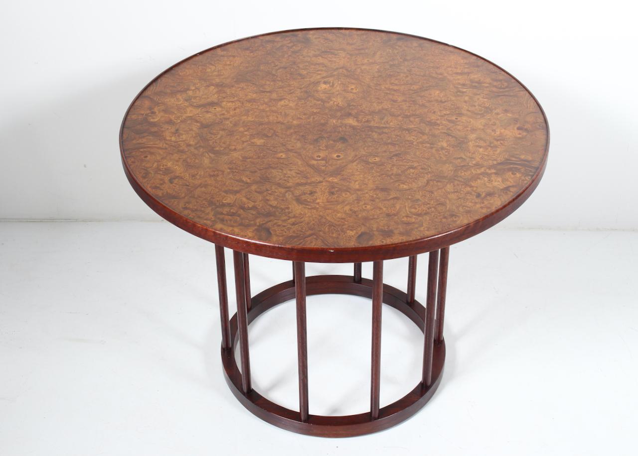 Mid-Century Modern T. H. Robsjohn-Gibbings for Widdicomb Burled Elm Occasional Table, 1964 For Sale