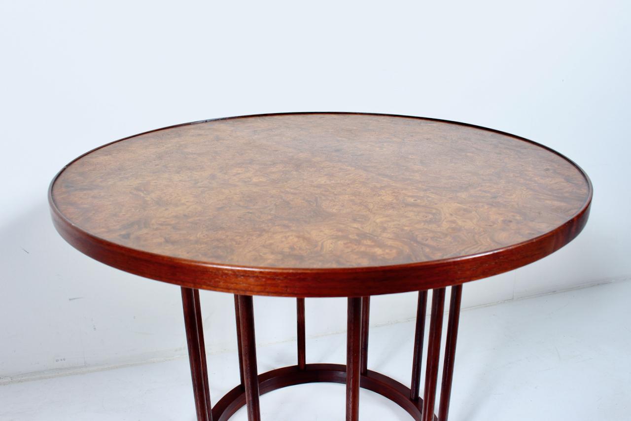 T. H. Robsjohn-Gibbings for Widdicomb Burled Elm Occasional Table, 1964 For Sale 1