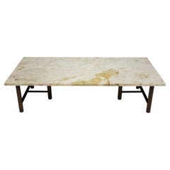 T. H. Robsjohn-Gibbings for Widdicomb Marble and Walnut Cocktail Table