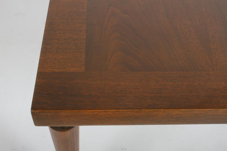 T. H. Robsjohn-Gibbings for Widdicomb Walnut Finish Coffee or End Table For Sale 1