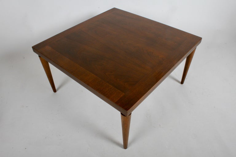 T. H. Robsjohn-Gibbings for Widdicomb Walnut Finish Coffee or End Table For Sale 2