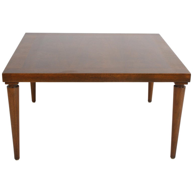 T. H. Robsjohn-Gibbings for Widdicomb Walnut Finish Coffee or End Table For Sale