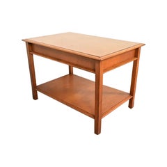 T. H. Robsjohn-Gibbings for Widdicomb Walnut Nightstand or Side Table, 1950s