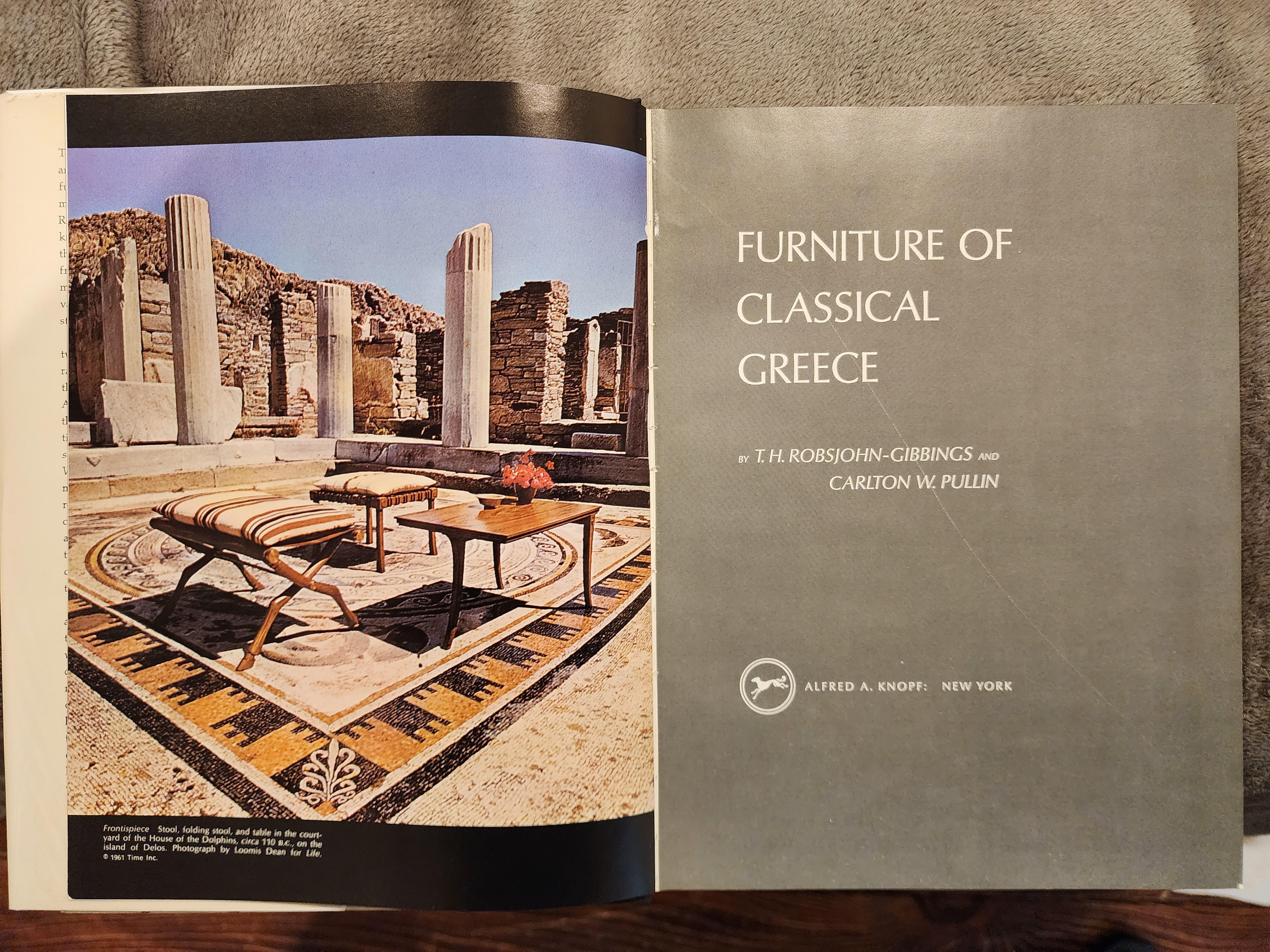 American T. H. Robsjohn-Gibbings Furniture of Classical Greece For Sale