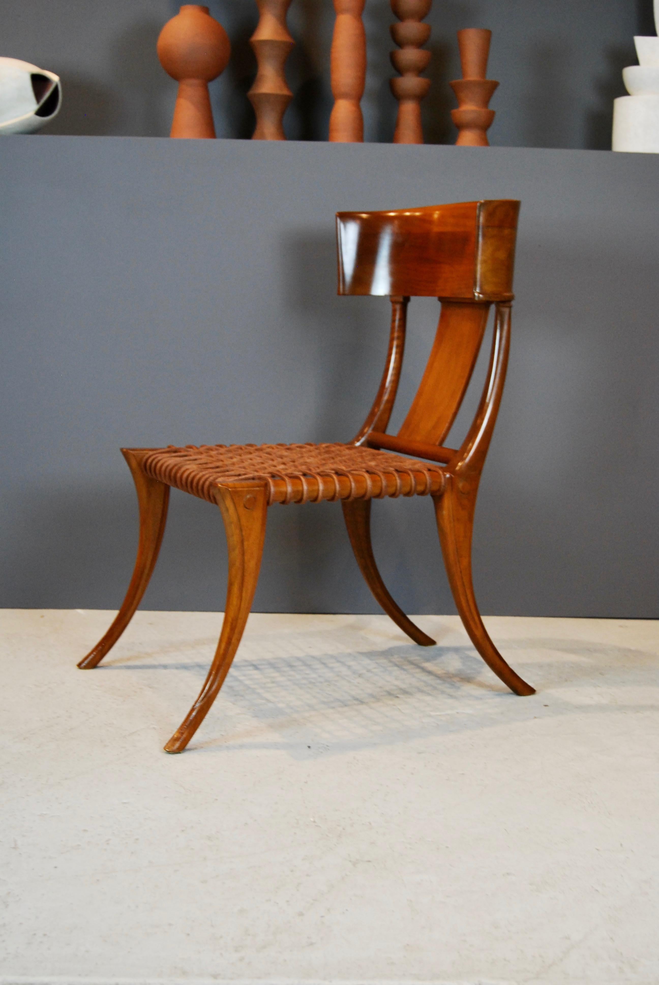 Greek T. H. Robsjohn - Gibbings Klismos Chairs, 1960s