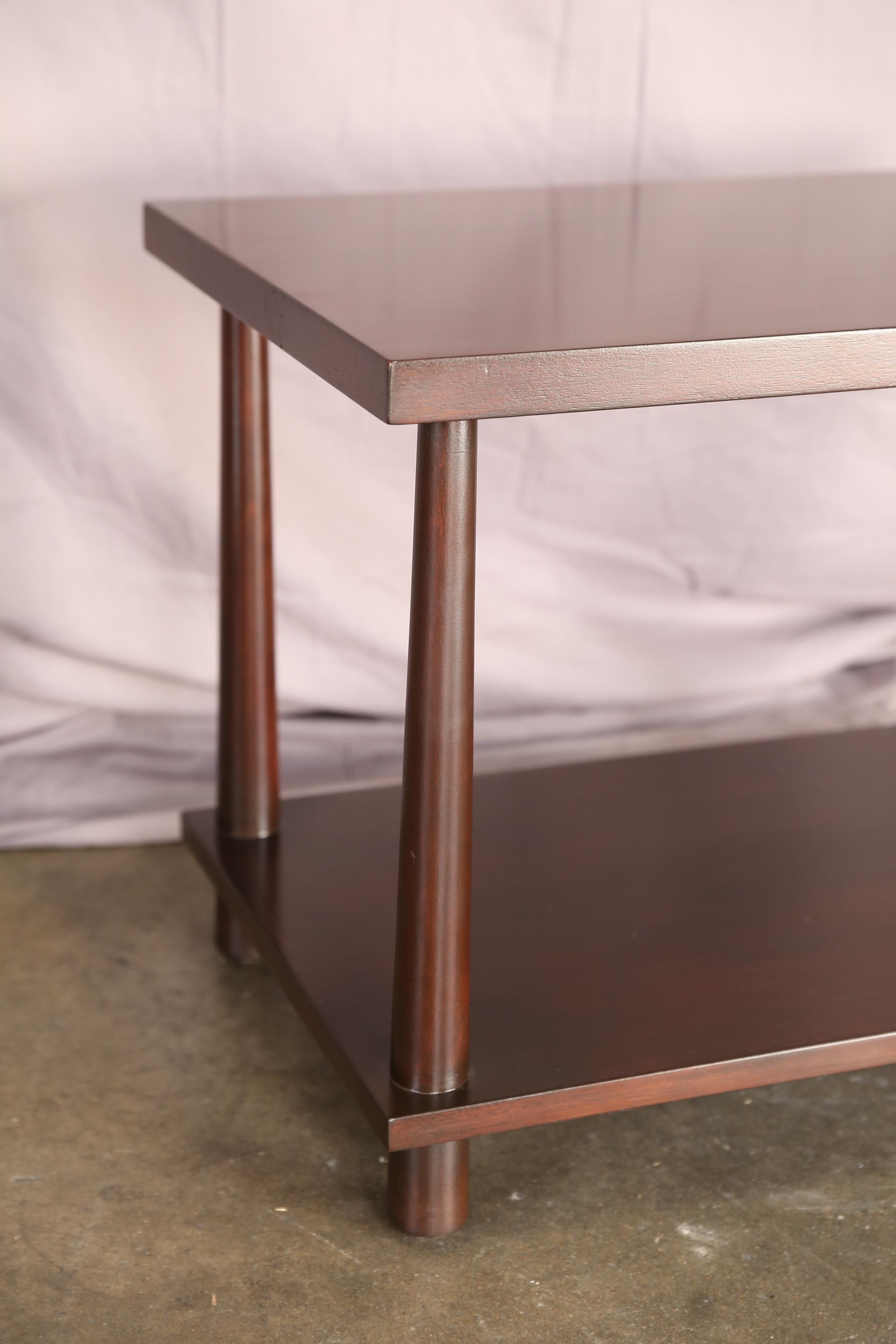  T .H. Robsjohn-Gibbings Pair of Reverse Tapper Side Tables  In Excellent Condition In Houston, TX