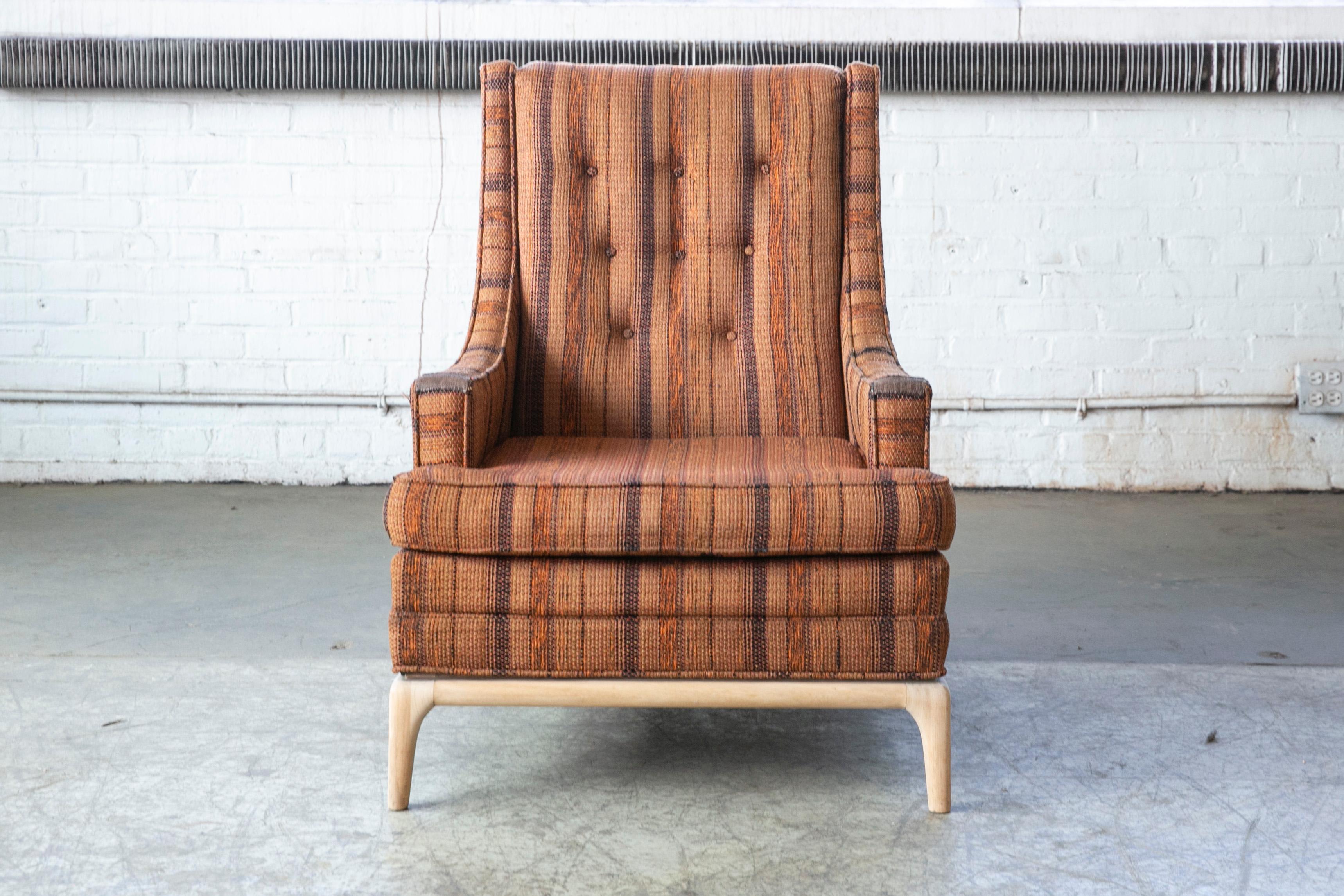 T. H. Robsjohn-Gibbings Style Lounge Chair 1950er Jahre im Zustand „Gut“ im Angebot in Bridgeport, CT