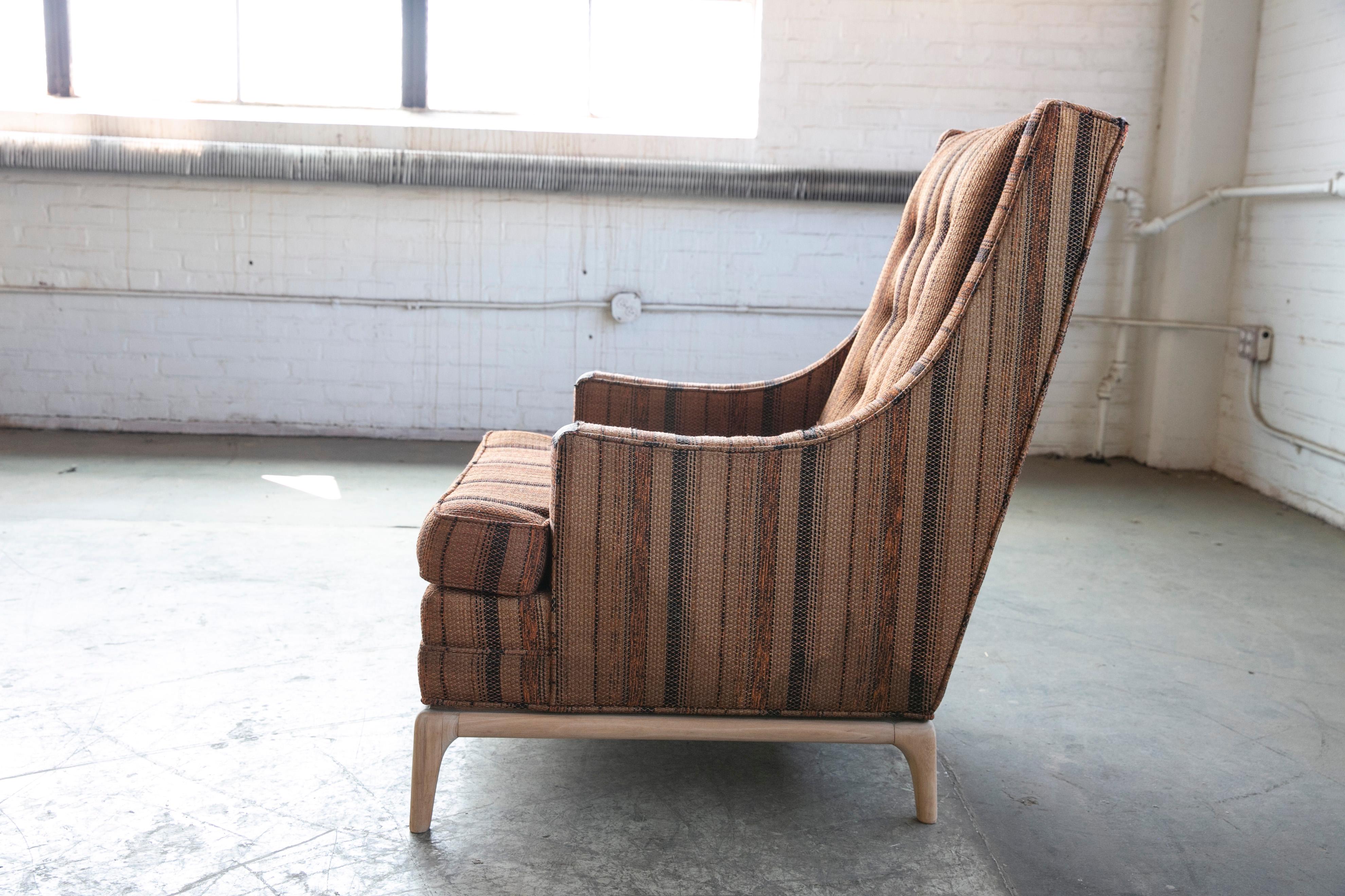 Mid-20th Century T. H. Robsjohn-Gibbings Style Lounge Chair 1950's For Sale