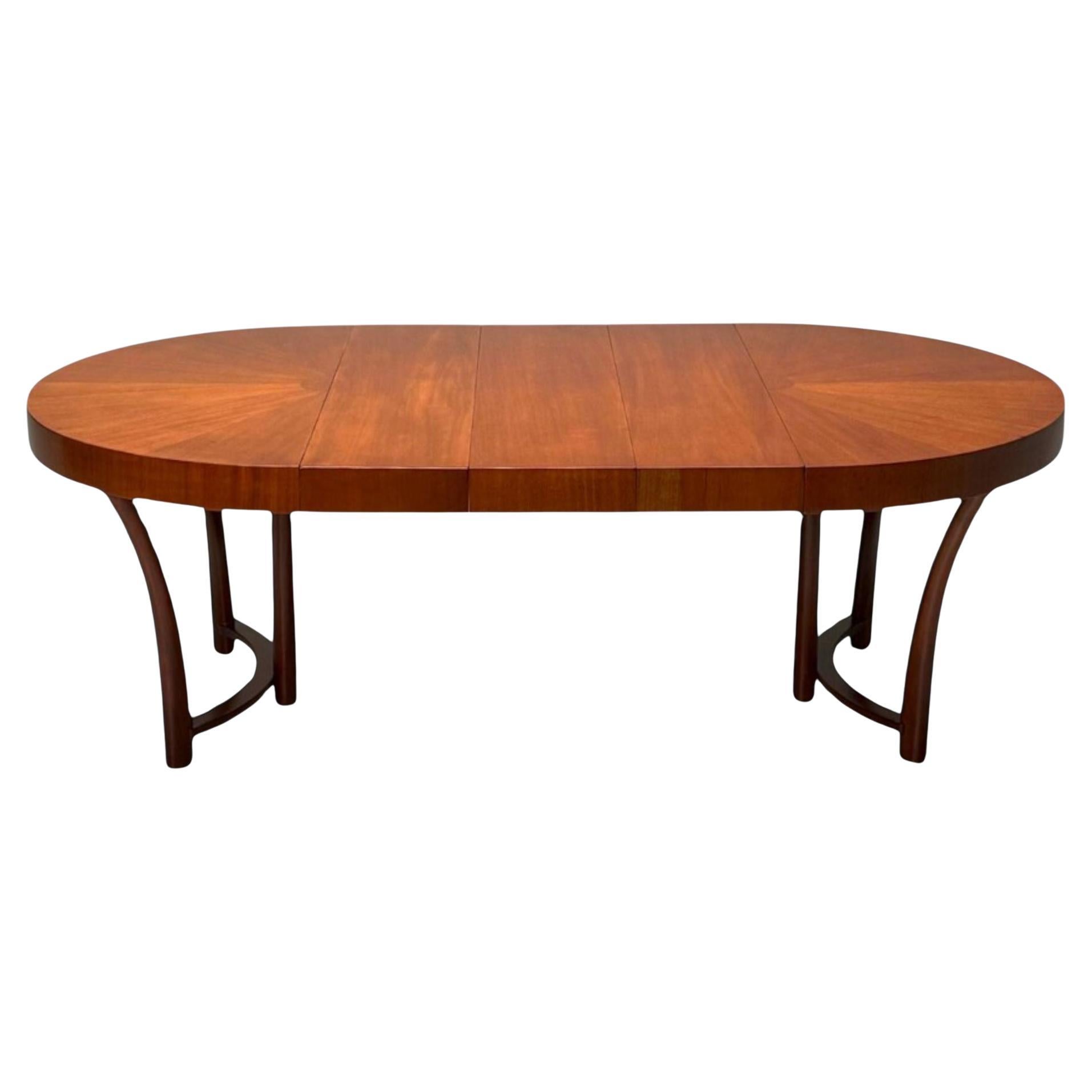 T. H. Robsjohn-Gibbings, Widdicomb, table à manger extensible, noyer, États-Unis, années 1960 en vente