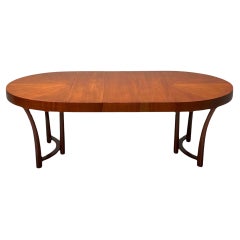 T. H. Robsjohn-Gibbings, Widdicomb, table à manger extensible, noyer, États-Unis, années 1960