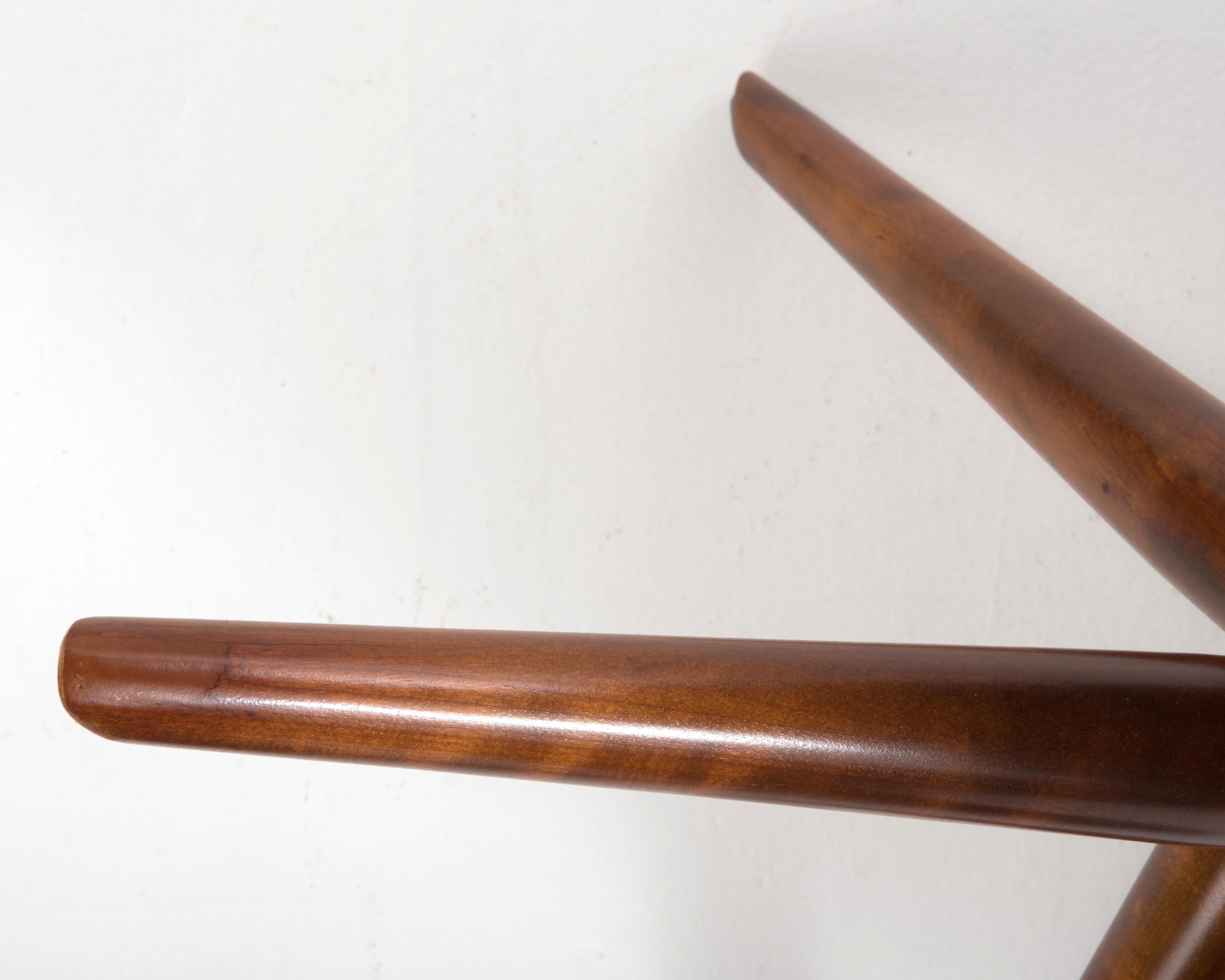 T. H. Robsjohn-Gibbings Widdicomb Tripod Table, Mid Century, 1954 3