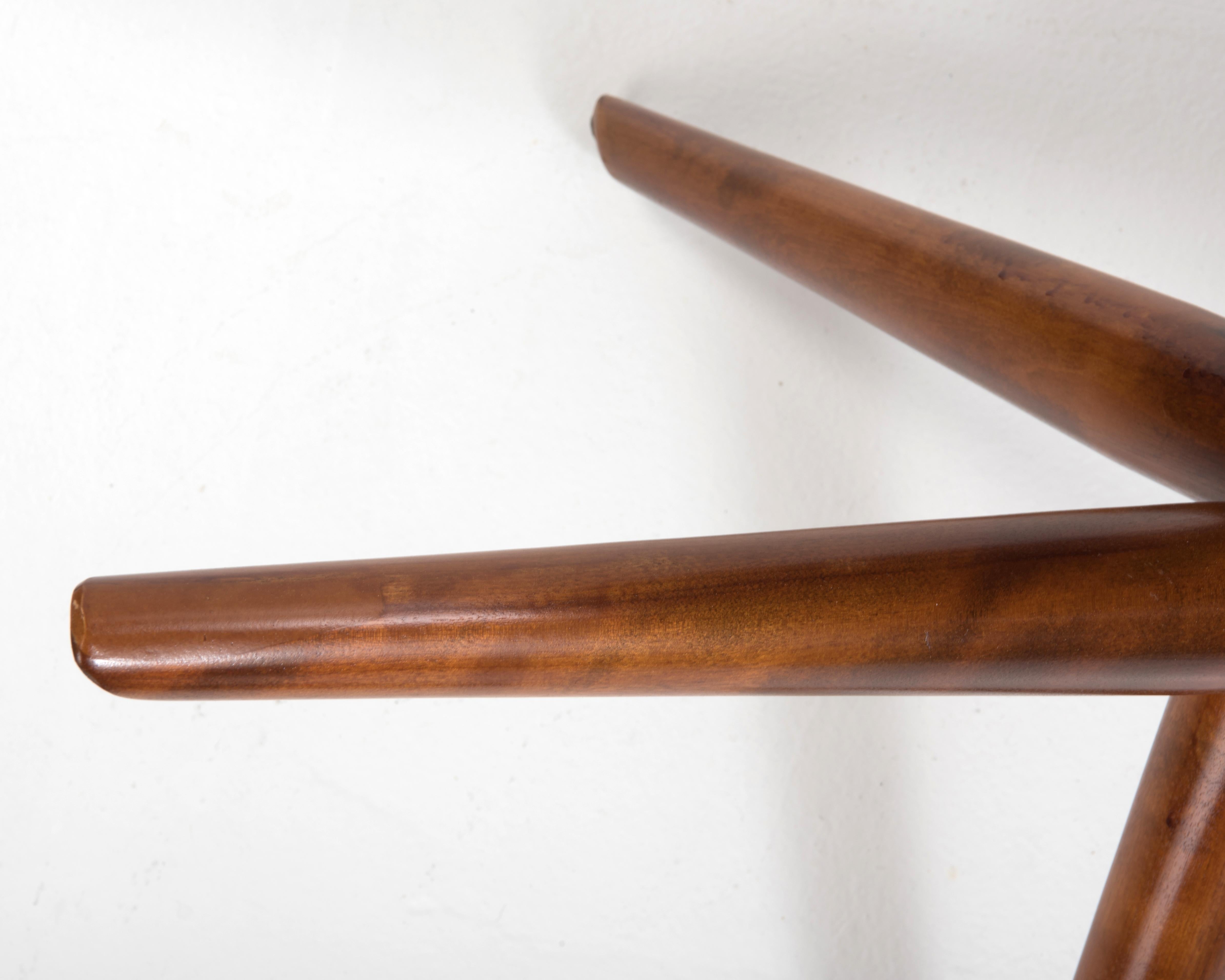 T. H. Robsjohn-Gibbings Widdicomb Tripod Table, Mid Century, 1954 1