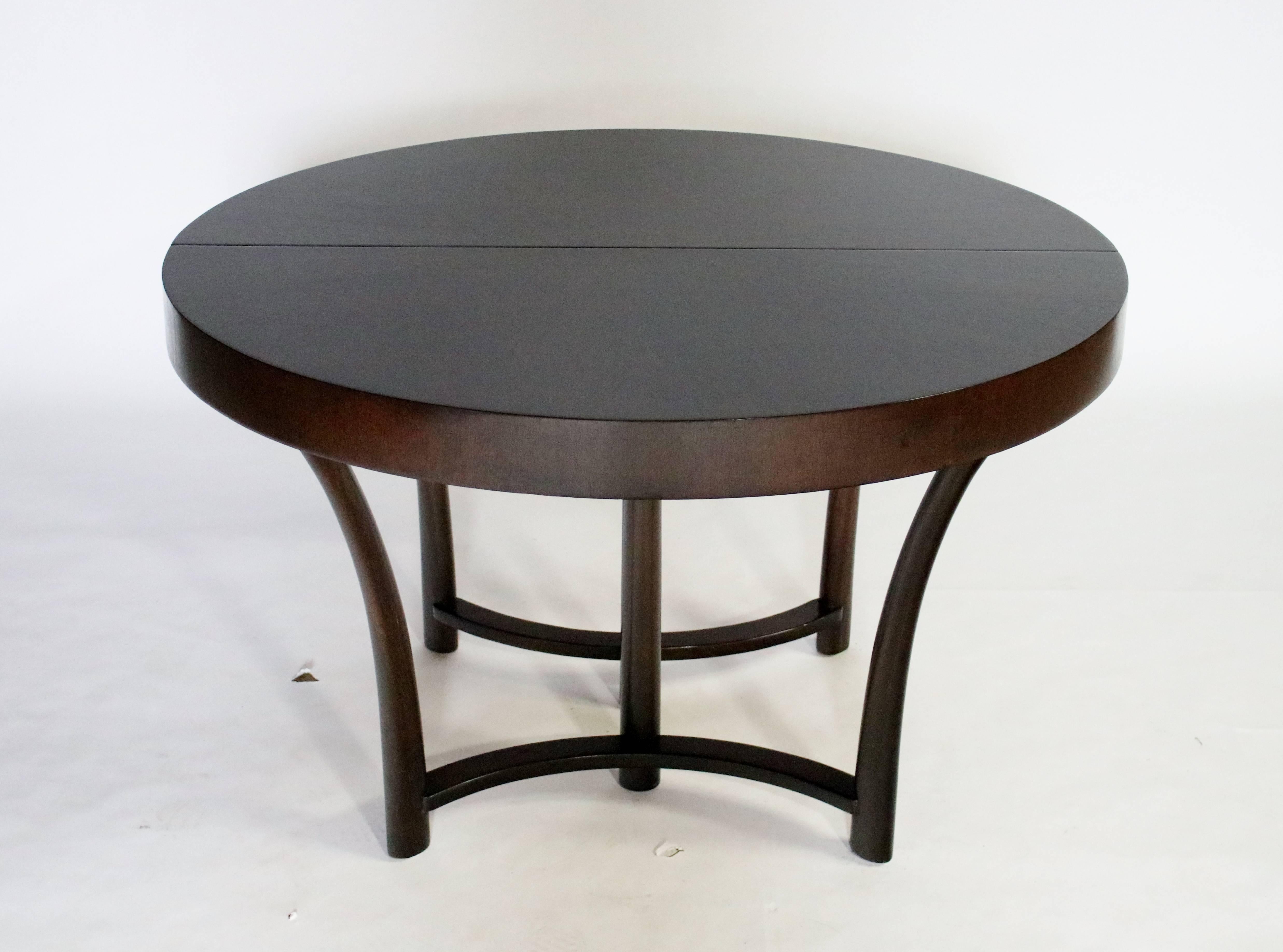 Mid-Century Modern T.H. Robsjohn-Gibbings Style Expandable Dining Table by Widdicomb, circa 1938