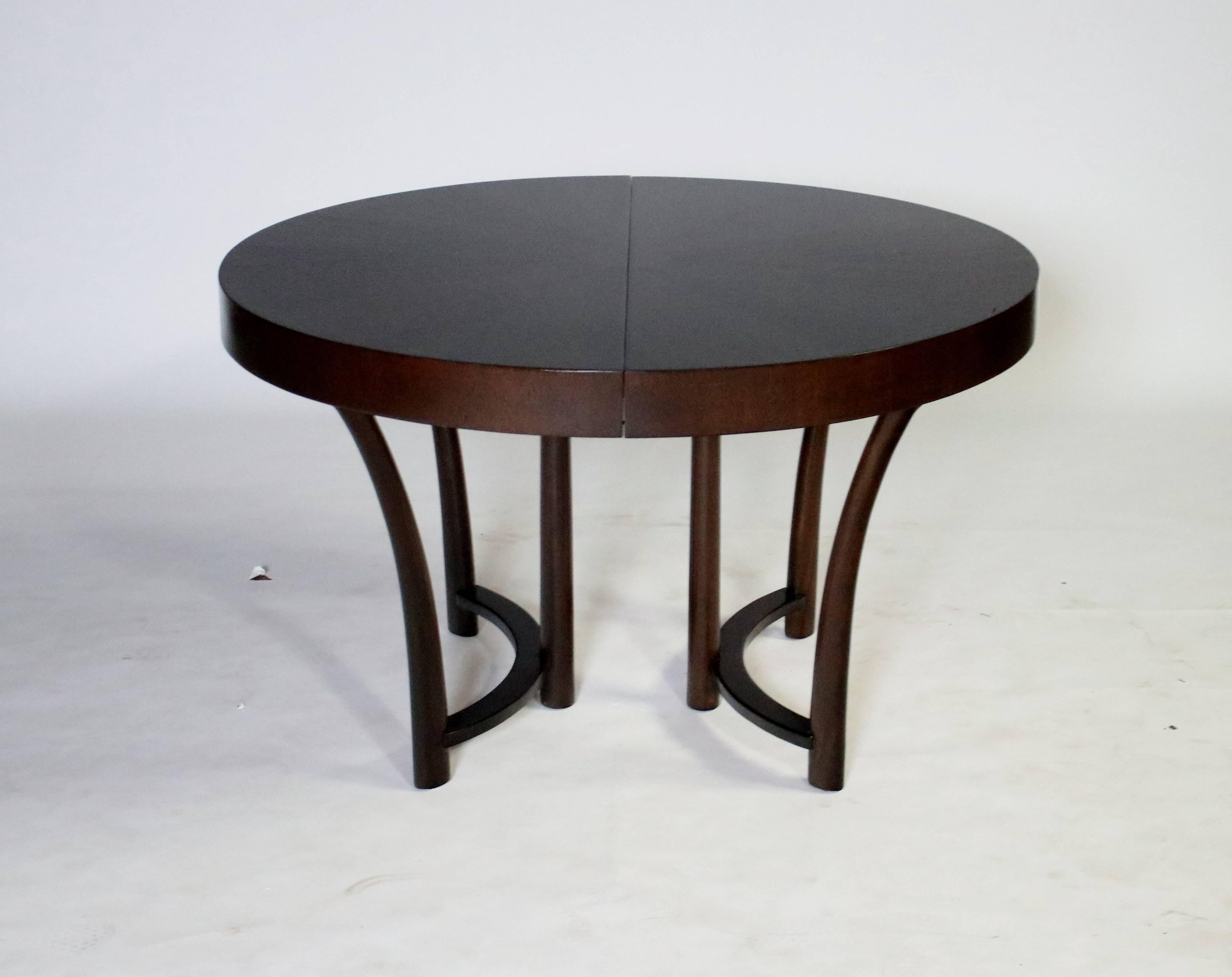 Mid-20th Century T.H. Robsjohn-Gibbings Style Expandable Dining Table by Widdicomb, circa 1938