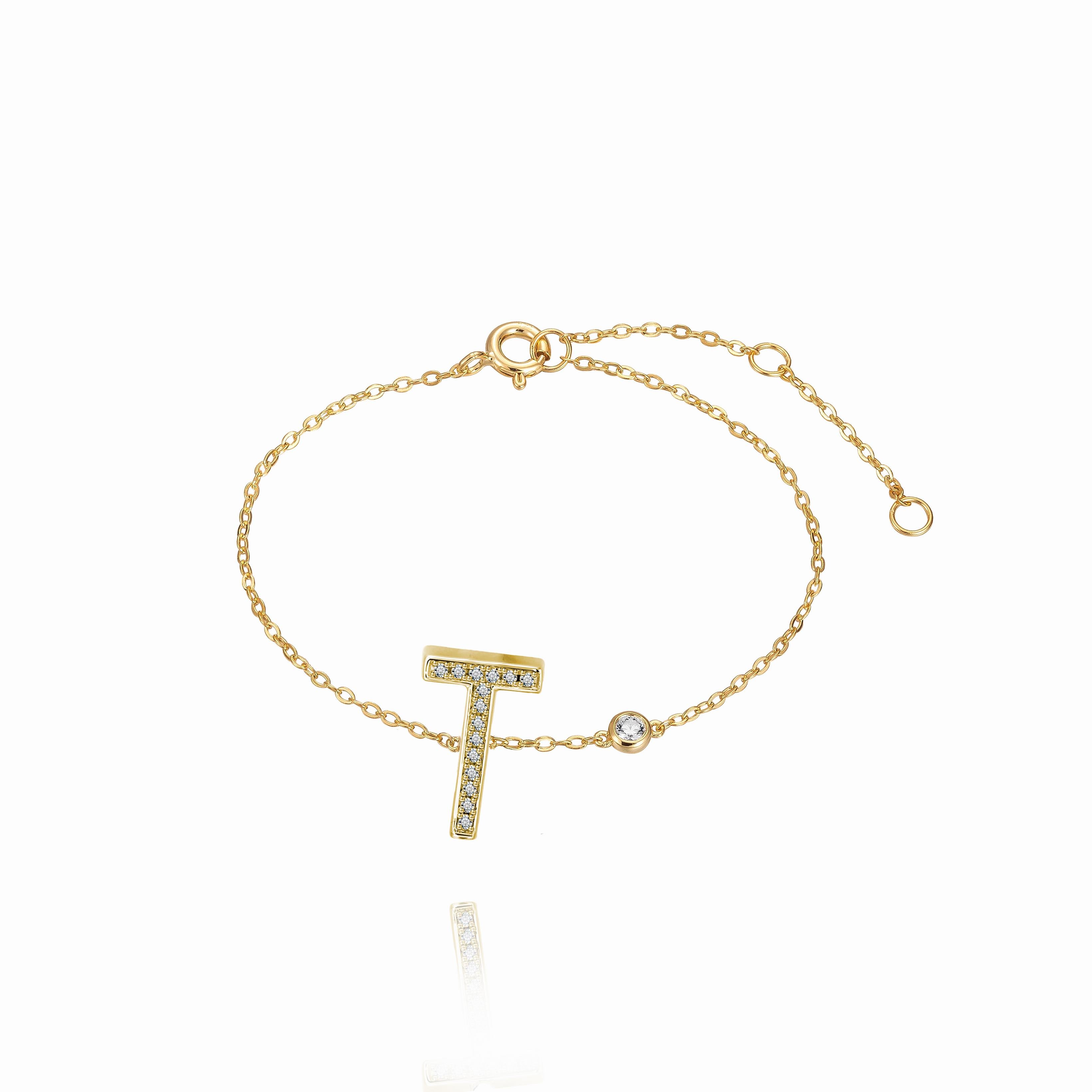 letter t bracelet