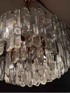 T. Kalmar Palazzo Flush Mount Tiered Crystal Glass Chandelier