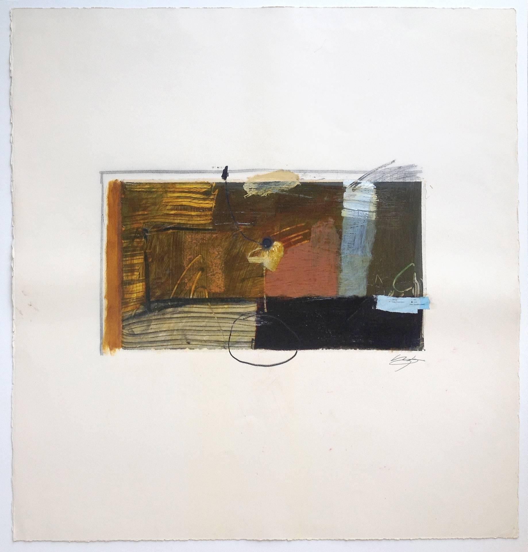 untitled - Painting by T.L. Lange