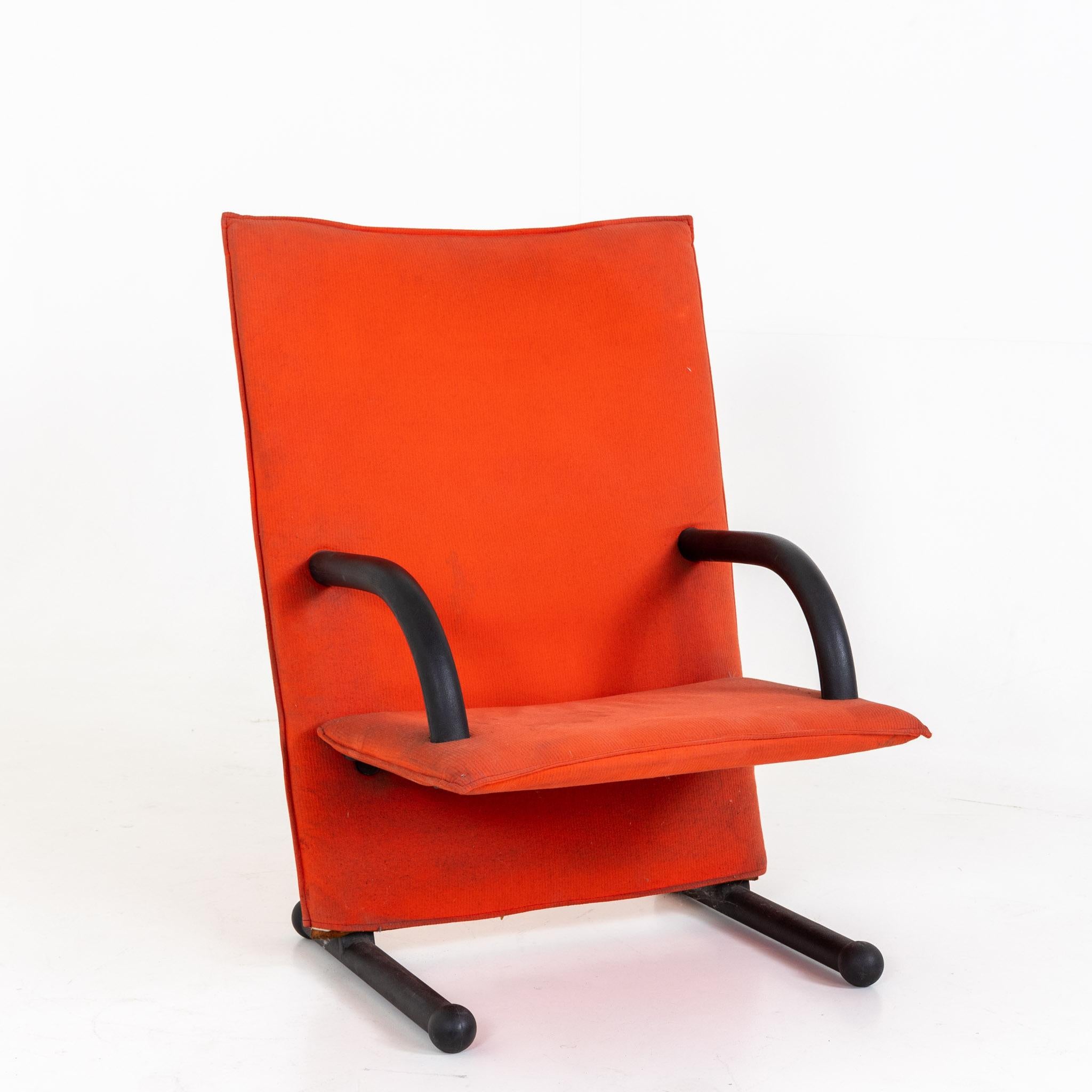 T-Line Armchairs by Burkhard Vogtherr für Arflex, 1982 For Sale 1