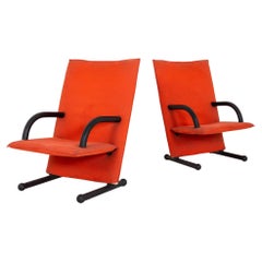 T-Line Armchairs by Burkhard Vogtherr für Arflex, 1982