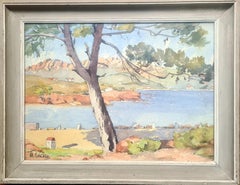 Pair of Mid-20th Century Mediterranean Watercolour Paintings, Signed and Framed