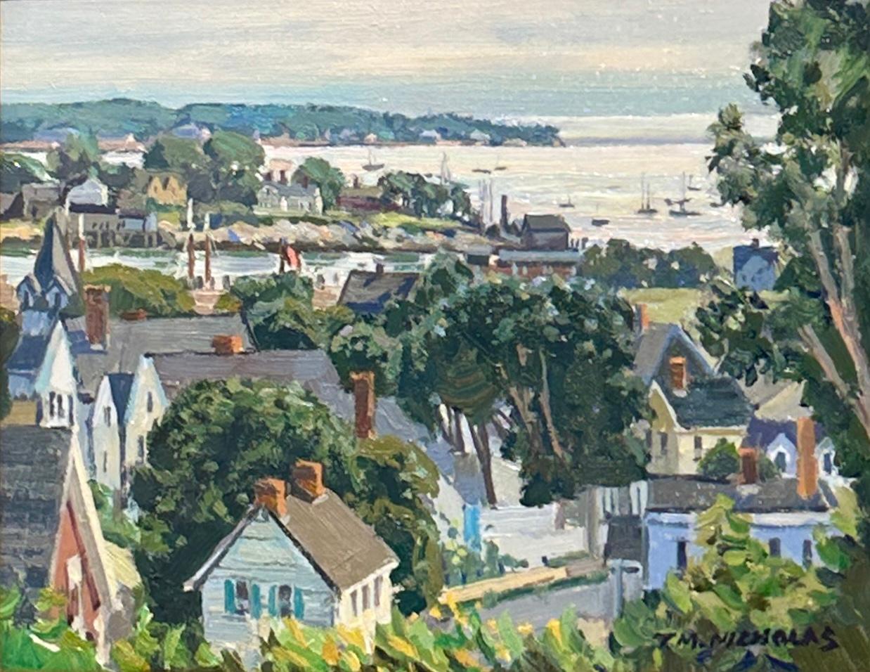 Neuengland-Landschaft Amerikanischer Impressionismus Rockport Künstler I. M. I. Nicholas