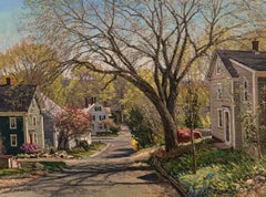 Rockport-Künstler T.M. Nicholas Landschaftsgemälde „Springtime, Ipswich (MA)“