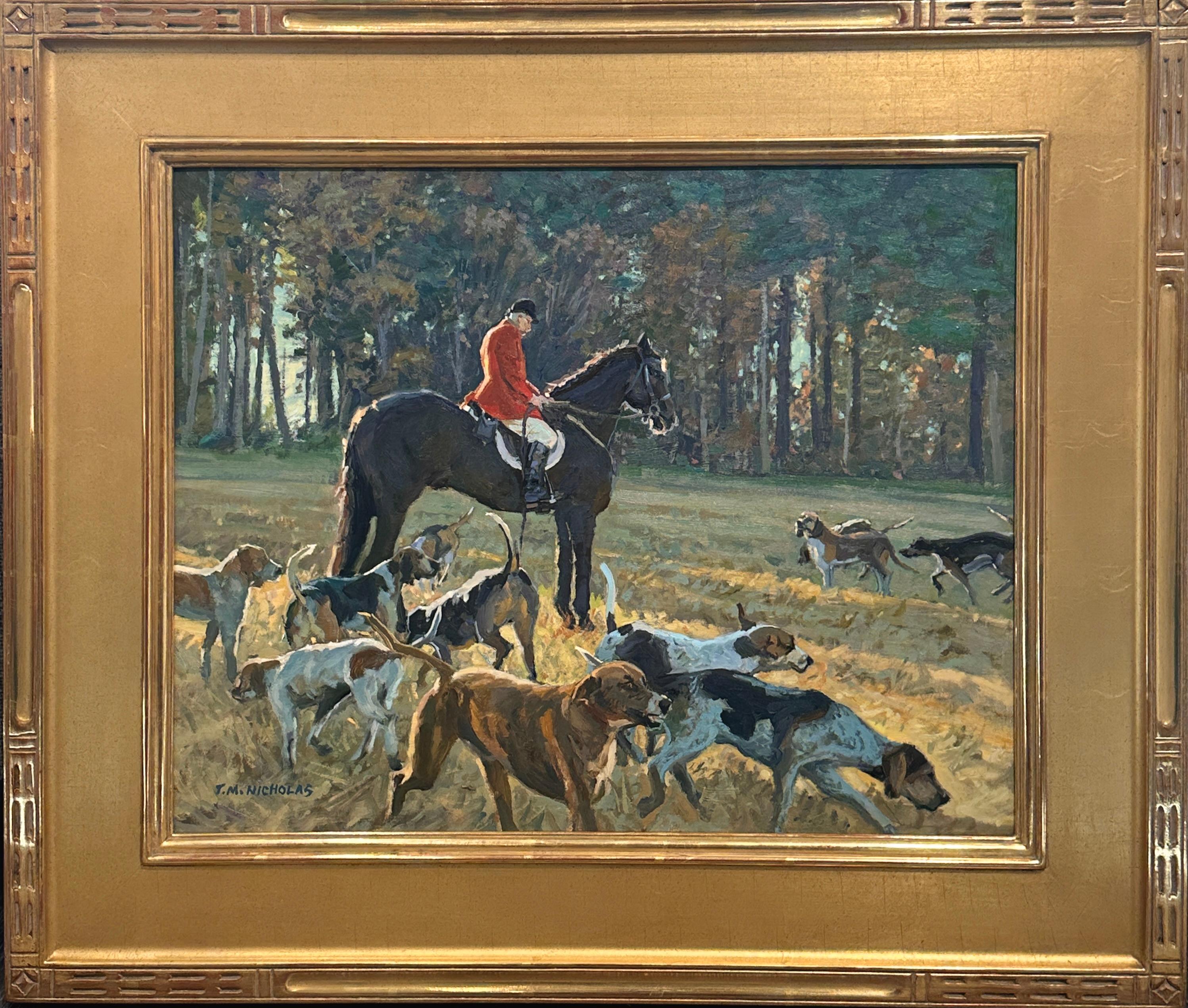 The Huntsman and his Hounds, von T.M. Nicholas im Angebot 1