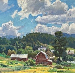 Rockport Artist TM Nicholas  "Pumpkin Hollow Farm" Landscape Painting