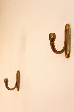 t of Four Italian Brass Cornucopia Wall Appliques, Fascist Period, Pre-1930s