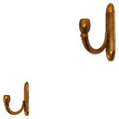 t of Four Italian Brass Cornucopia Wall Appliques, Fascist Period, Pre-1930s