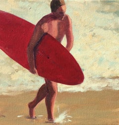 Red Surf Board