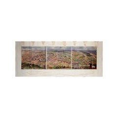 Original circa 1915 lithographic poster - Panorama de la Bataille de la Marne